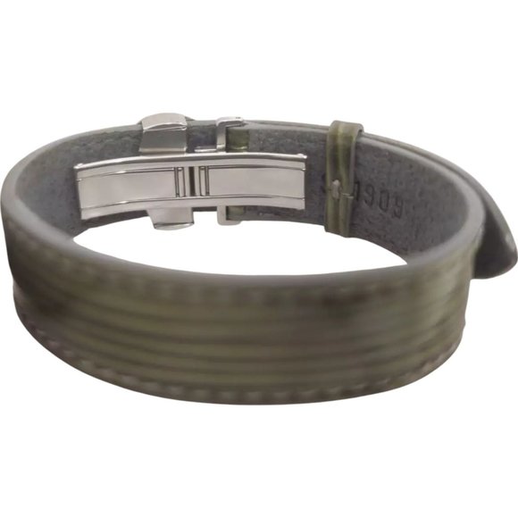 764219BC (S2) Louis Vuitton Bracelet Green Epi Leather - Picture 6 of 9